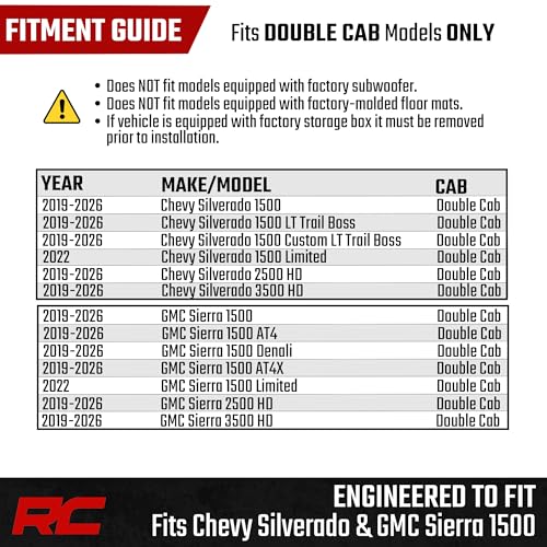 Under Seat Storage for Chevy Silverado & GMC Sierra 1500