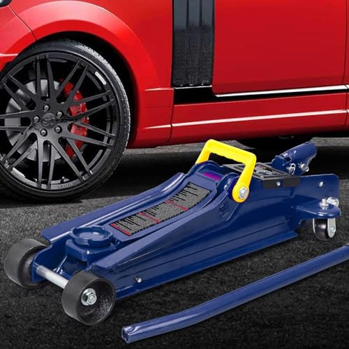 2.5 Ton (5,000 lb) Low Profile Hydraulic Trolly Jack, Blue, AT825051UR