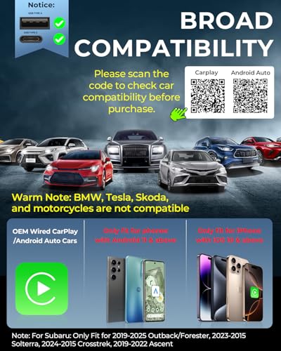 Wireless Carplay & Android Auto Wireless Adapter 2