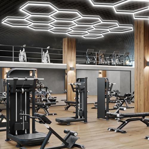 Hexagon Garage Lights (57 Count)