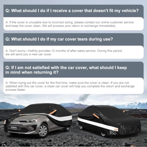 10 Layers Sedan Car Cover Custom Fit for Kia Rio