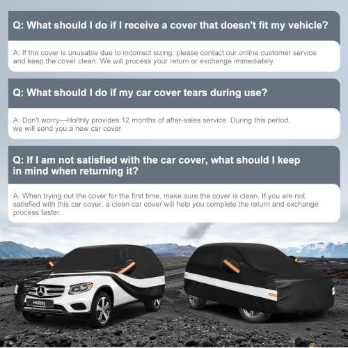10 Layers SUV Car Cover Custom Fit Mercedes