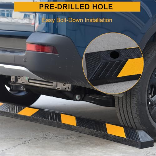 72" Rubber Parking Curb 2 Pack