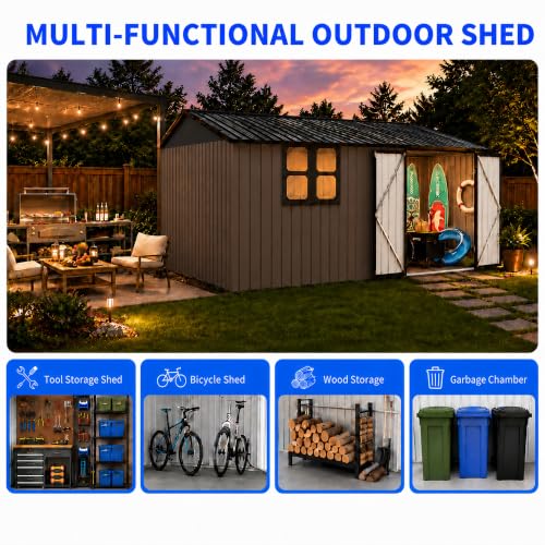 10x12 FT Outdoor Storage Shed