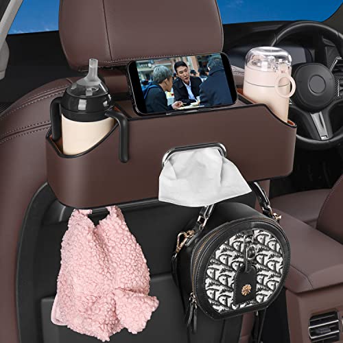 Car Seat Back Organizer with Cup Holders (22.9281 Ounce)