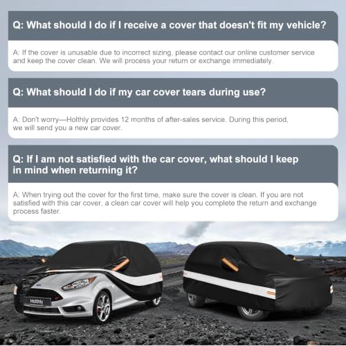 10 Layers Hatchback Car Cover Custom Fit for Ford Fiesta