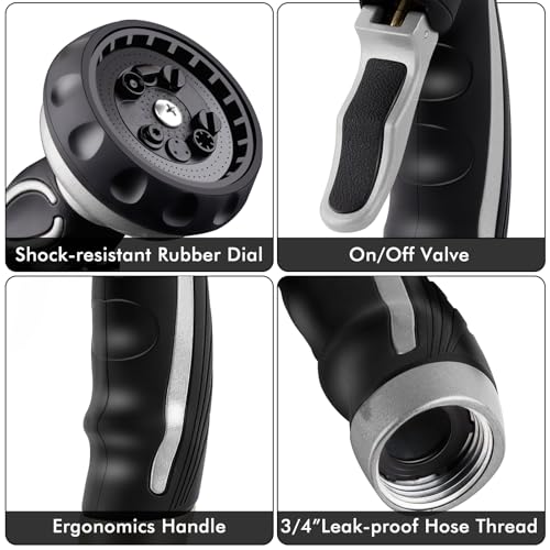 Hose Nozzle with Easy Self