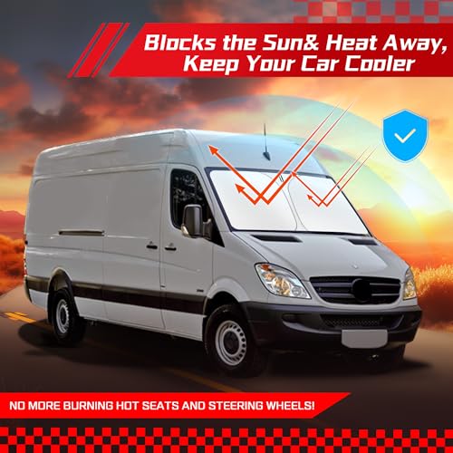 Windshield Sun Shade for Mercedes Benz Sprinter 2007