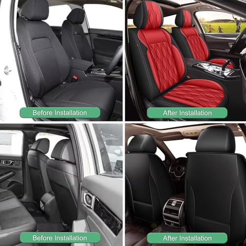 Full Set Waterproof Leather Seat Covers for Toyota Corolla 2000