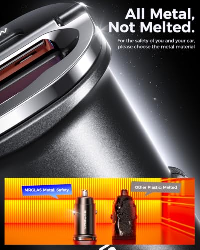 Upgraded】 125W Car Charger USB C Super Fast Charging