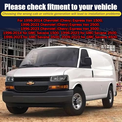 Rain Guards for Chevrolet Express Van 1996 (2 Count)