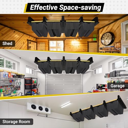 Overhead Garage Storage Rack for Totes (5 Count)