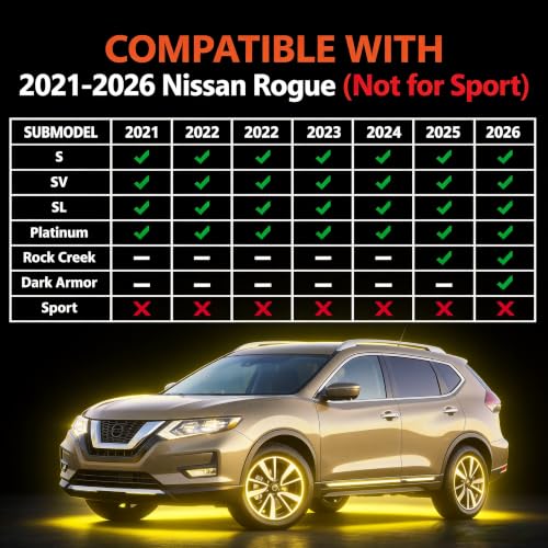 Floor Mats&Cargo Liner for Nissan Rogue 2021