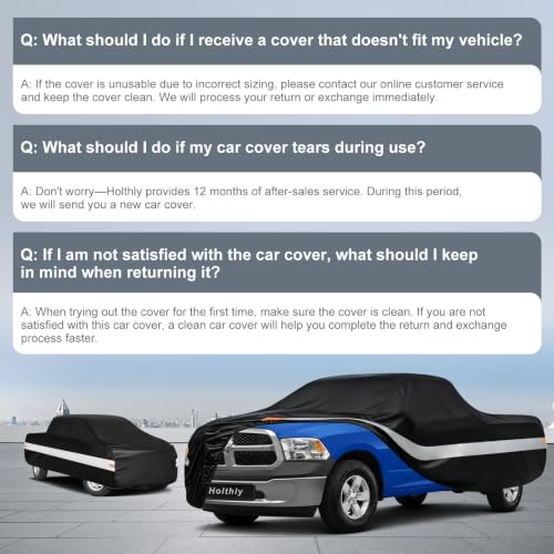 10 Layers Truck Cover Waterproof All Weather Custom Fit for Ford