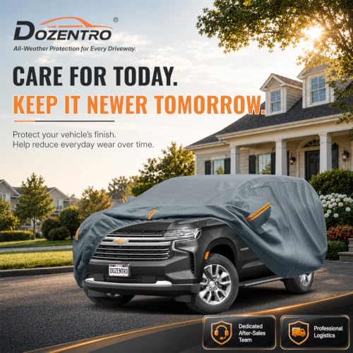 Waterproof Heavy Duty Car Cover Custom Fit Chevrolet Tahoe