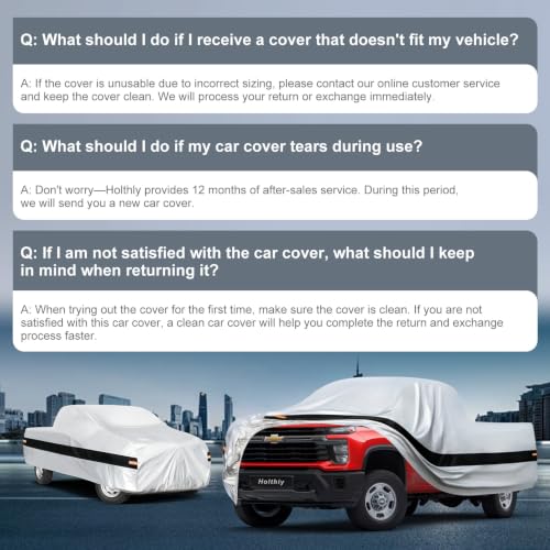 10 Layers Truck Cover Waterproof All Weather Custom Fit Chevrolet Silverado 2500 3500 Extended