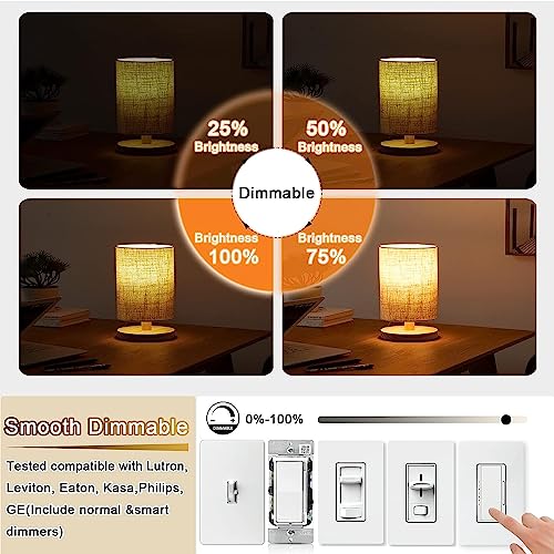 Vintage LED Spiral Filament Bulb G25 (4 Count)