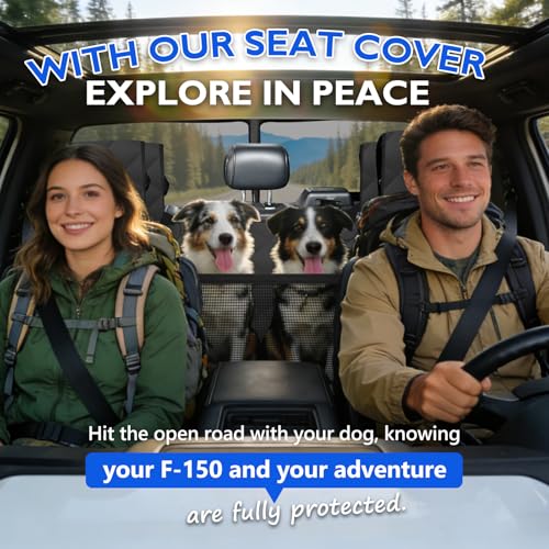 Truck Hard Bottom Dog Back Seat Extender Cover for F150