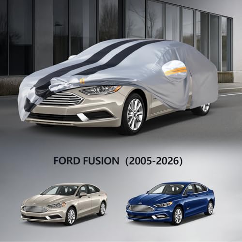Multi Layer Car Cover Custom Fit for Ford Fusion