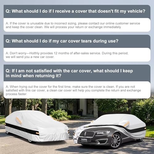 10 Layers Sedan Car Cover Custom Fit for Lincoln MKZ
