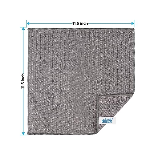 Grey Microfiber Cleaning Cloth (24 Count)