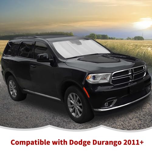 Windshield Sunshade Sun Shade Heat Shield Window Sun Visor Mat for Dodge Durango 2011