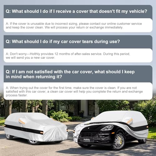 10 Layers SUV Car Cover Custom Fit for Porsche Cayenne
