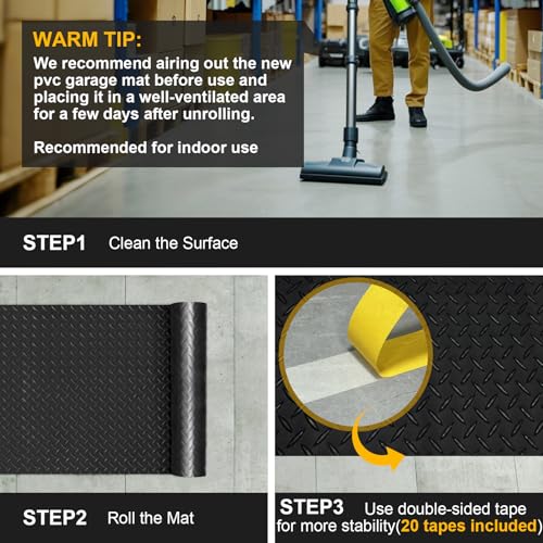 7.5x25 FT Garage Floor Mat