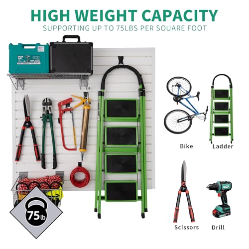 Slat Wall Paneling Garage Wall Organizer