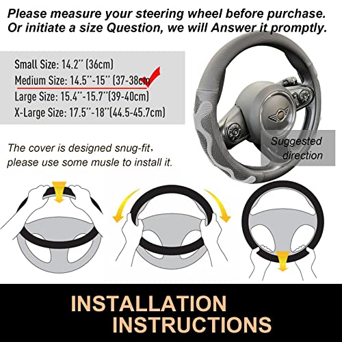 Comfy Grip Steering Wheel Cover Universal 14.5