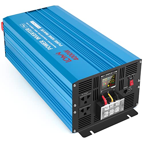 4000 Watt Pure Sine Wave Power Inverter DC 24V to 110