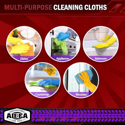 Microfiber Cleaning Cloth 12 Pack (12 Count)