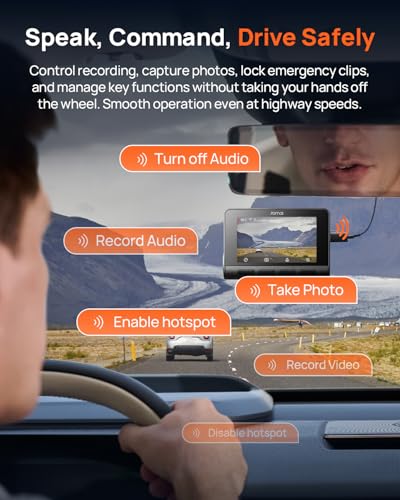 4K Dash Cam Front and Rear