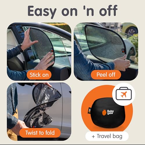 Baby Car Mirror & Window Shade Bundle (3 Count)