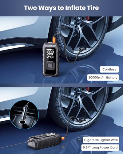 Tire Inflator Portable Air Compressor
