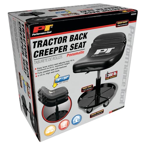 W85020 Pneumatic Tractor Creeper Rolling Seat