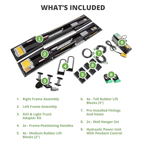 Bundle 8000TLX Portable Car Lift