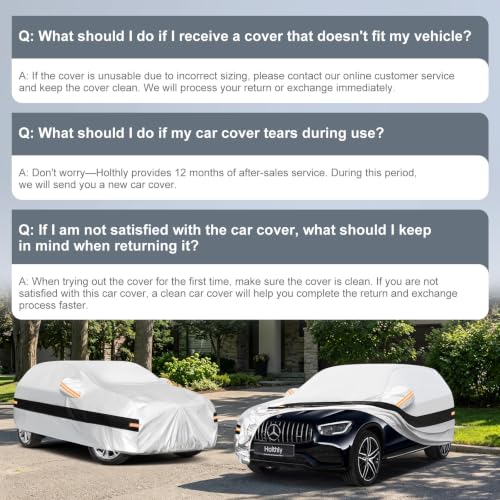 10 Layers SUV Car Cover Custom Fit Mercedes