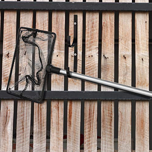 6 Pieces Pool Pole Hook Hanger Swimming Brackets Pool Hook (6 Count)