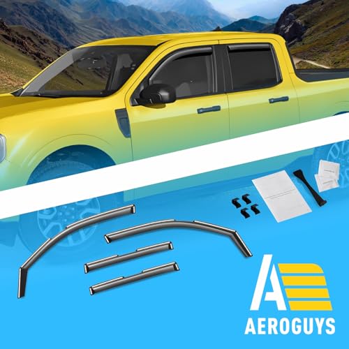 Extra Durable Window Deflectors in (4 Count)