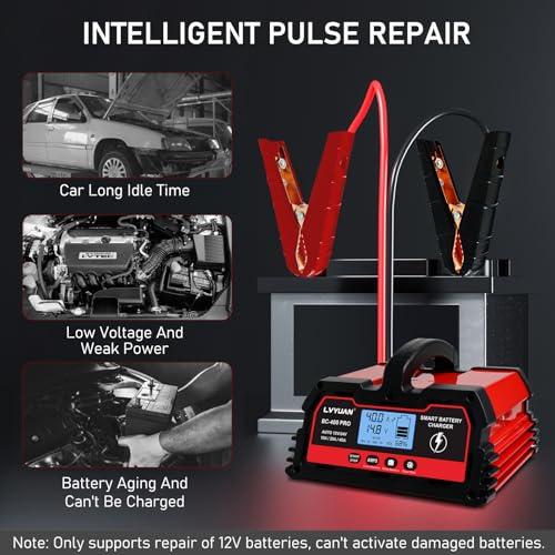 40Amp Smart Car Battery Charger