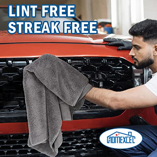 Professional Large Microfiber Car Drying Towels 2 Pack (2 Count)