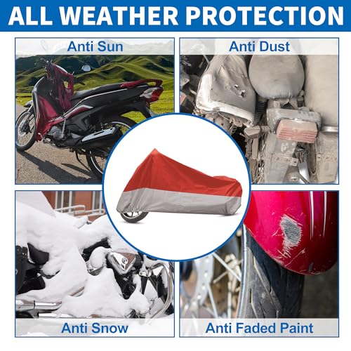 Motorcycle Cover for Harley Davidson for Honda 104.33" XXL