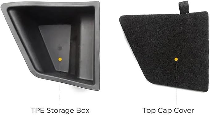Car Rear Trunk Left Storage Box Organizer Interior Space Trunk Organizer Case Compatible For Tesla Model 3 2022