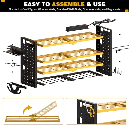 Cordless Power Tool Organizer Wall Mount
