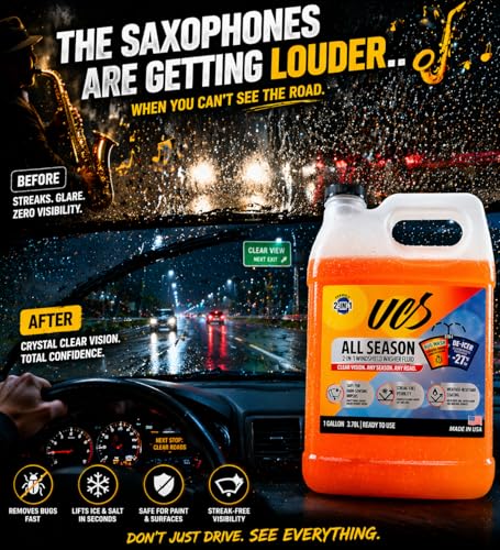 Advanced All Season Windshield Washer Fluid (128 Fl Oz)