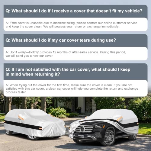 10 Layers SUV Car Cover Custom Fit Mercedes Benz GLS Class 350d 400 400d 450 450d 550 580