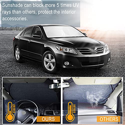Windshield Sun Shades Custom Fit for Toyota Camry 2007