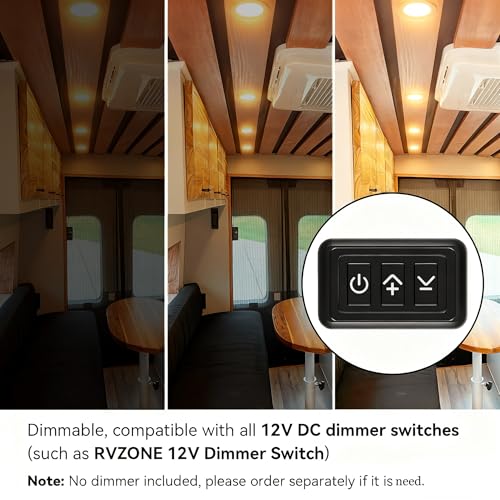 12V LED RV Puck Lights (6 Count)