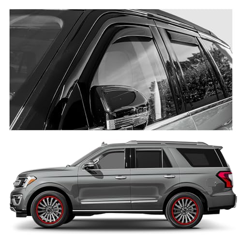 Window Deflectors Smoke Tinted in